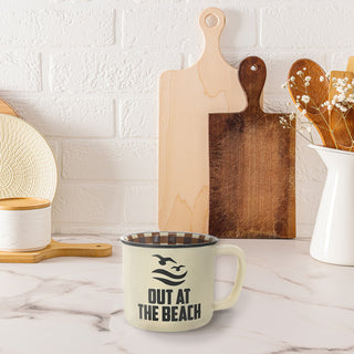 Out at the Beach 18 oz Mug