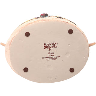 Home 11" Angel Holding Wreath