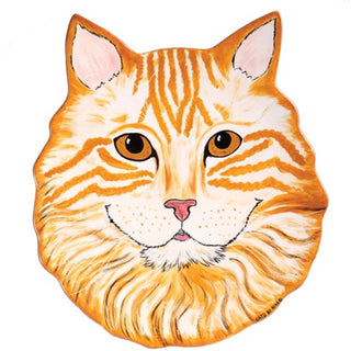 Julius Orange Tabby - 11.5" Cat Plate