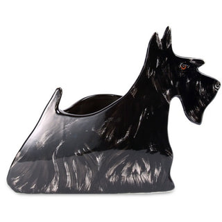 Frankie Scottie - 9" x 9.5" Dog Planter Vase