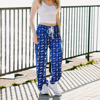 America Strong S Navy Unisex Lounge Pants