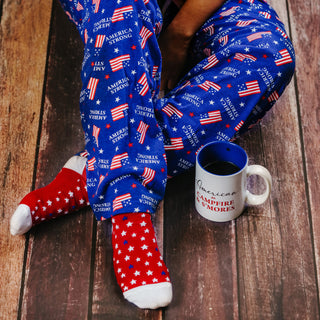 America Strong S Navy Unisex Lounge Pants