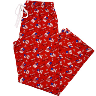 Nauti American M Red Unisex Lounge Pants
