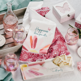 Happiness Tea Towel Gift Set (2 - 19.75" x 27.5")