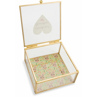 Grandma 4.25" x 4.25" Glass Keepsake Box
