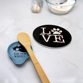 Love 7.75" Ceramic Trivet