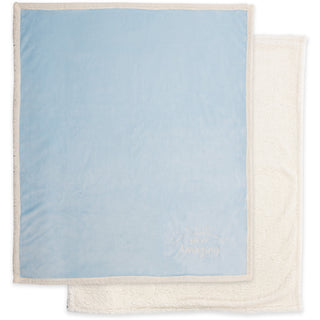 Amazing 42" x 50" Sherpa Lined, Royal Plush Blanket Gift Set