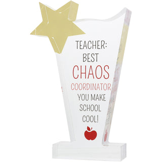 Chaos 5.5" Acrylic Trophy Plaque