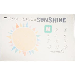 Our Little Sunshine 60" x 40" Milestone Royal Plush Blanket