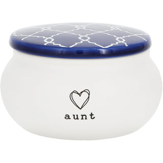 Aunt 3.5" Ceramic Keepsake Box