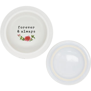 Love You 3.5" Ceramic Keepsake Box