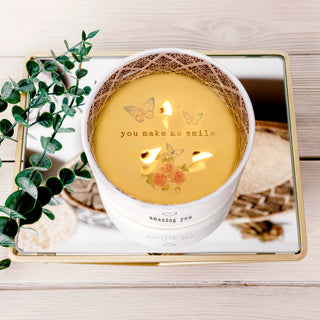 Amazing You 10 oz 100% Soy Wax Reveal, Triple Wick Candle Scent: Tranquility