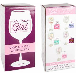 Workout 12 oz Crystal Wine Glass