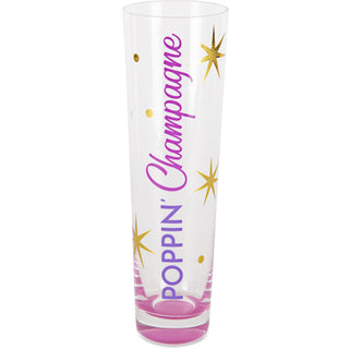 Poppin' Champagne 8 oz Stemless Champagne Flute
