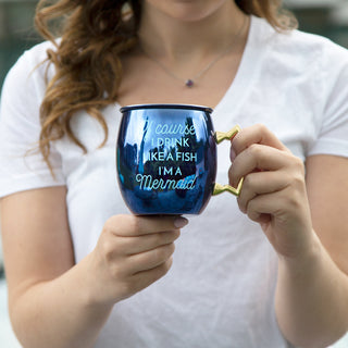 Mermaid 20 oz Stainless Steel Moscow Mule