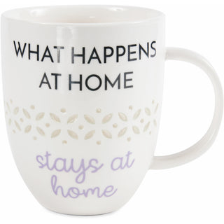 Stays at Home 24 oz Pierced Porcelain Cup