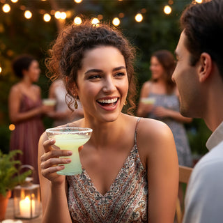 Love You Happy Hour 15 oz Cocktail Glass