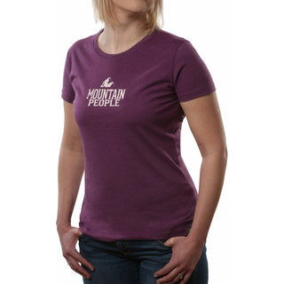 Mountain People Small Purple Women's T-Shirt