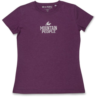 Mountain People Small Purple Women's T-Shirt