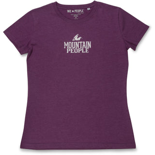 Mountain People Small Purple Women's T-Shirt