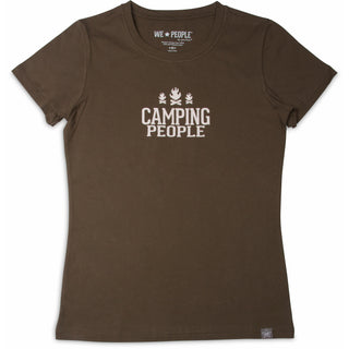 Camping People Small Dark Green Women's T-Shirt