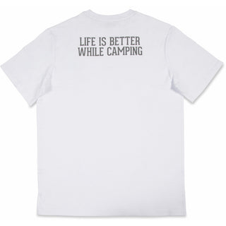 Camping People Small White Unisex T-Shirt