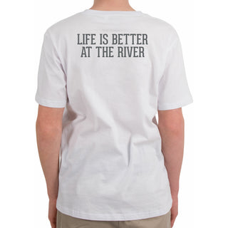 River People Small White Unisex T-Shirt