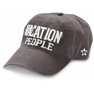 Vacation People Dark Gray Adjustable Hat