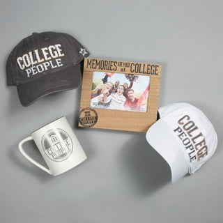 College People White Adjustable Hat
