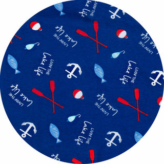 Lake Life S Navy Unisex Lounge Pants