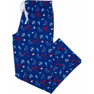 Lake Life S Navy Unisex Lounge Pants