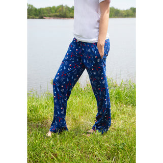 Lake Life S Navy Unisex Lounge Pants