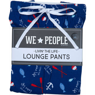 Lake Life S Navy Unisex Lounge Pants