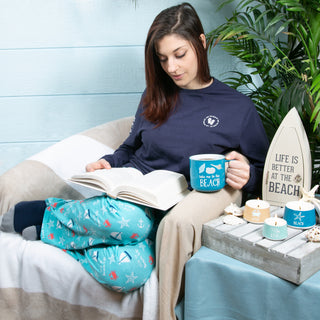 Beach Life XS Light Blue Unisex Lounge Pants