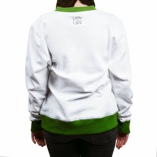 Camp Life M White Unisex Crewneck Sweatshirt