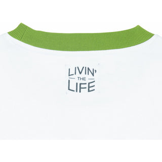 Camp Life M White Unisex Crewneck Sweatshirt