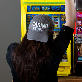 Casino People White Adjustable Hat