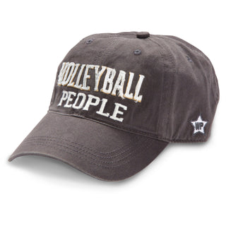 Volleyball People Dark Gray Adjustable Hat