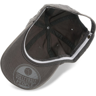 Volleyball People Dark Gray Adjustable Hat