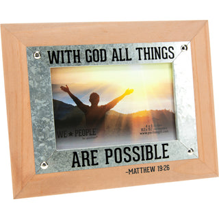Jesus Lovin' People 9.5" x 7.5" Frame (Holds 6" x 4" Photo)