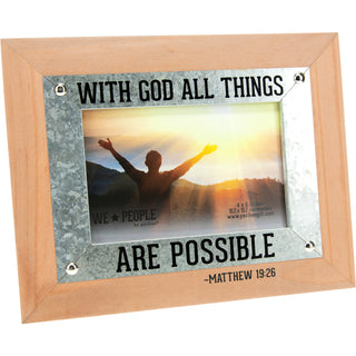 Jesus Lovin' People 9.5" x 7.5" Frame (Holds 6" x 4" Photo)