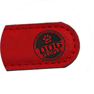 S/M Woof 16" PU Leather Pet Collar