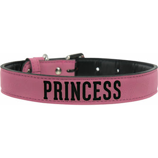 M/L Princess 21" PU Leather Pet Collar
