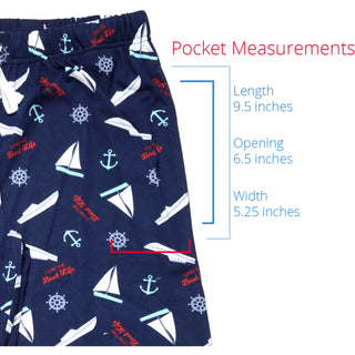 Boat Life XS Navy Unisex Lounge Pants