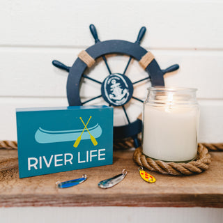 River Life 6" x 4" MDF Plaque