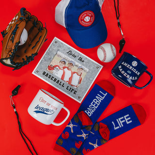 Baseball Life Blue Adjustable Mesh Hat