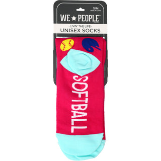 Softball Life S/M Unisex Socks