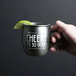 30 Years 20 oz Stainless Steel Moscow Mule