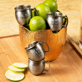 Liquid Courage 2 oz Stainless Steel Moscow Mule Shot