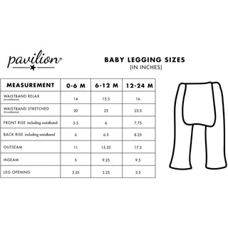 Camping Baby 6-12 Months Baby Leggings